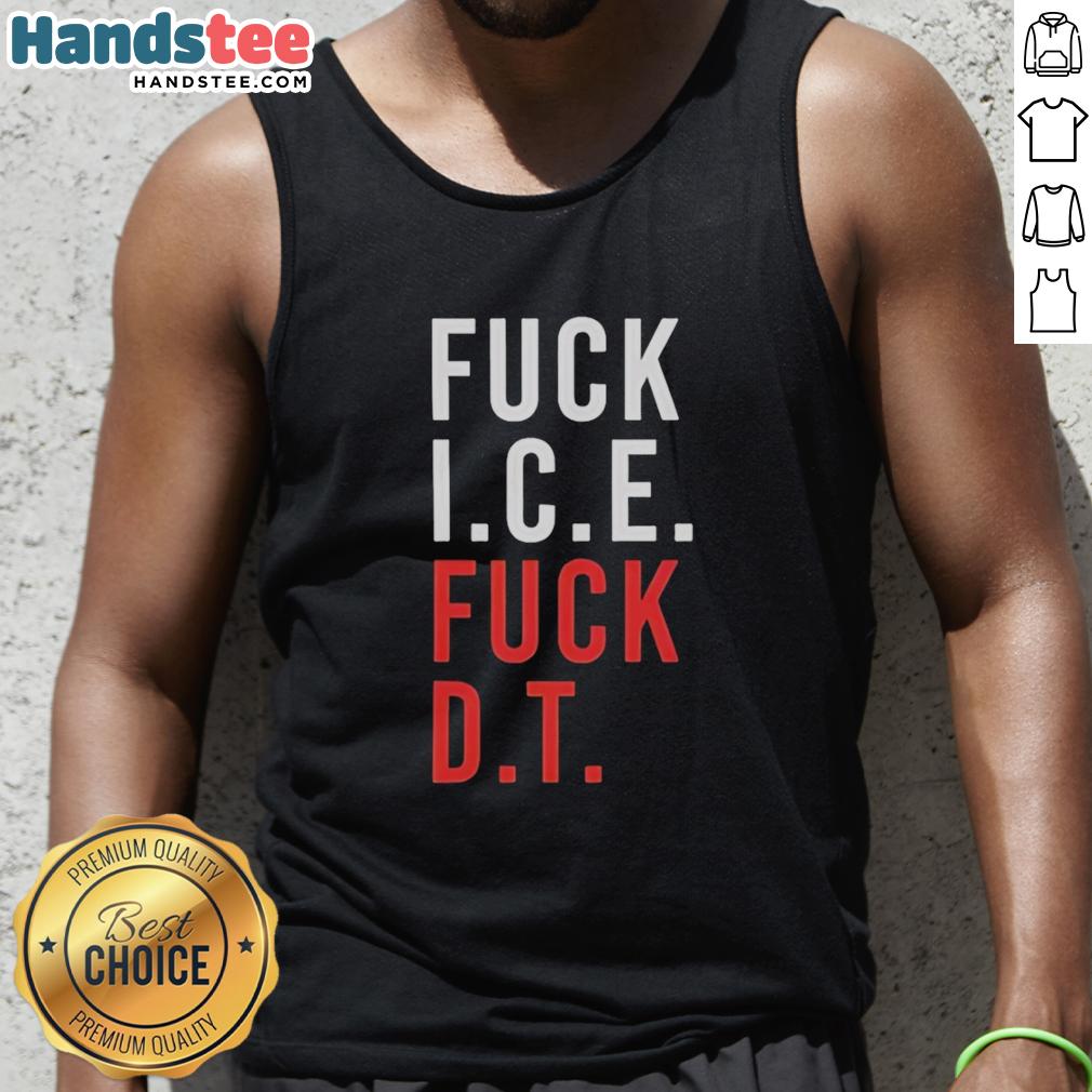 Alt Text: Stylish Original Fck Ice and Fck Dt tank top for casual wear, featuring bold graphic design and comfortable fit.
