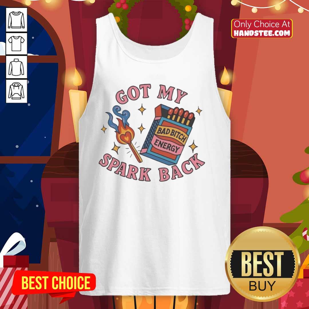 Original Matchbox and Match Fire Bad Bitch Energy tank top, showcasing a stylish design that ignites confidence and flair.