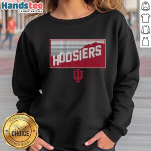 Premium Indiana Football Hoosiers in Hollywood sweatshirt featuring team logo and stylish design in vibrant colors.