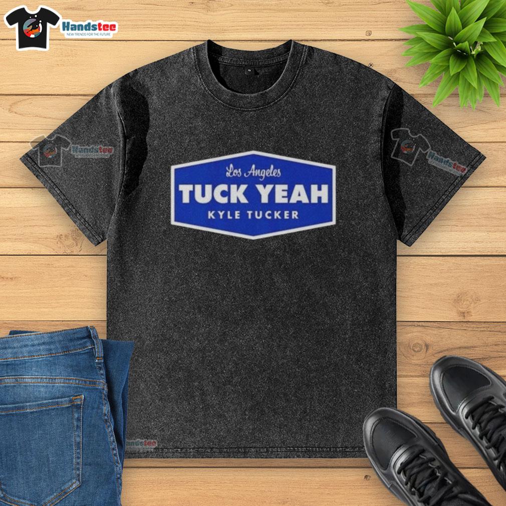 Premium Tuck Yeah Kyle Tucker Los Angeles Dodgers baseball washed T-shirt showcasing vibrant team colors and logo.