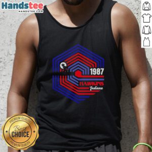 Pretty Stranger tank top featuring Hawkins, Indiana design from Stranger Things, perfect for fans of the 1987 series.