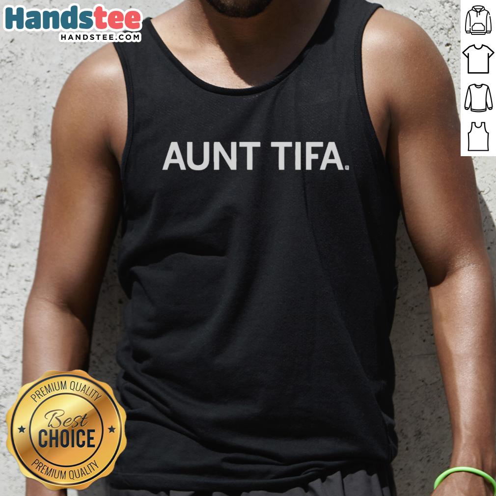 Stylish Top Aunt Tifa tank top featuring a vibrant design, perfect for casual wear and anime fans.