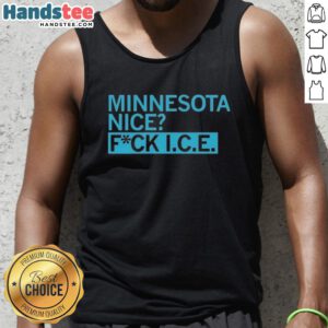 Top Minnesota Nice F*ck Ice Tank Top featuring a bold design, perfect for summer style and showing local pride.