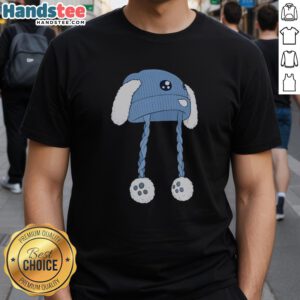 Good Blue Bunny Hat T-Shirt featuring a cute bunny design on a stylish blue tee, perfect for casual wear.
