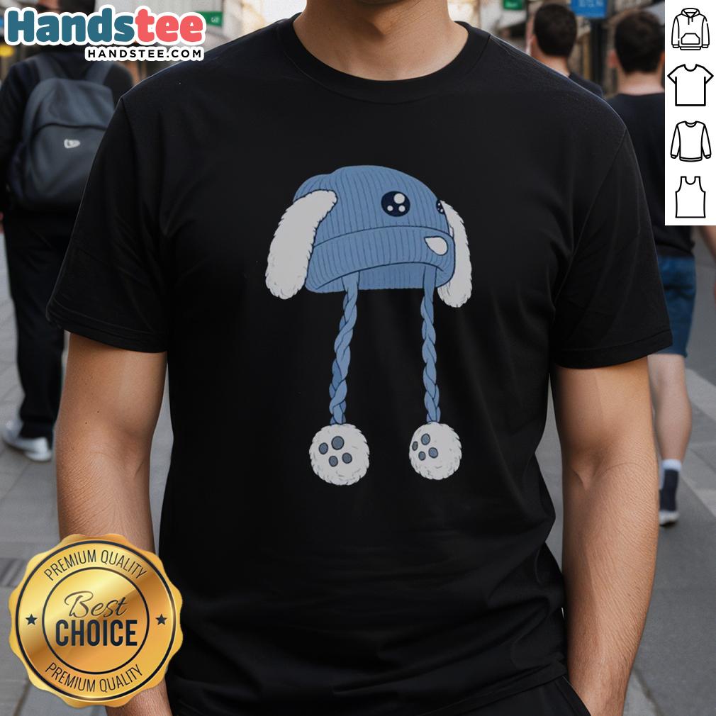 Good Blue Bunny Hat T-Shirt featuring a cute bunny design on a stylish blue tee, perfect for casual wear.