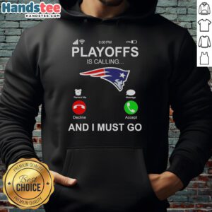 Good New England Patriots Playoffs hoodie featuring team colors and logo, perfect for fans ready for the playoffs.