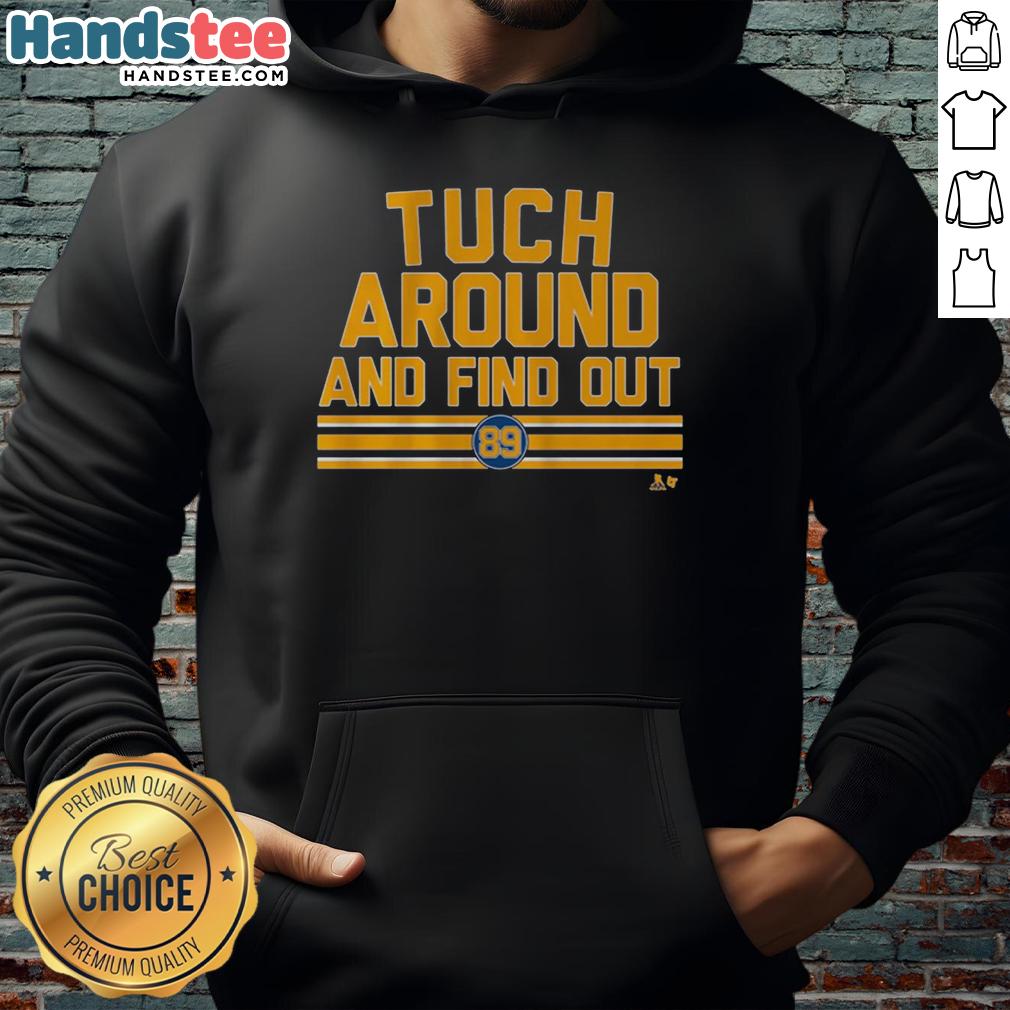 Nice Alex Tuch Around and Find Out Hoodie featuring a stylish design perfect for fans of hockey and casual wear.