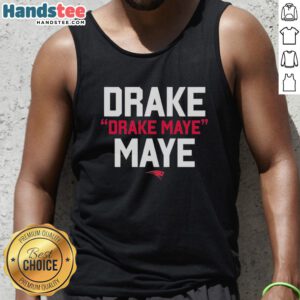 Nice Drake Maye MVP New England Patriots small logo tank top for stylish sports fans, perfect for summer outings.
