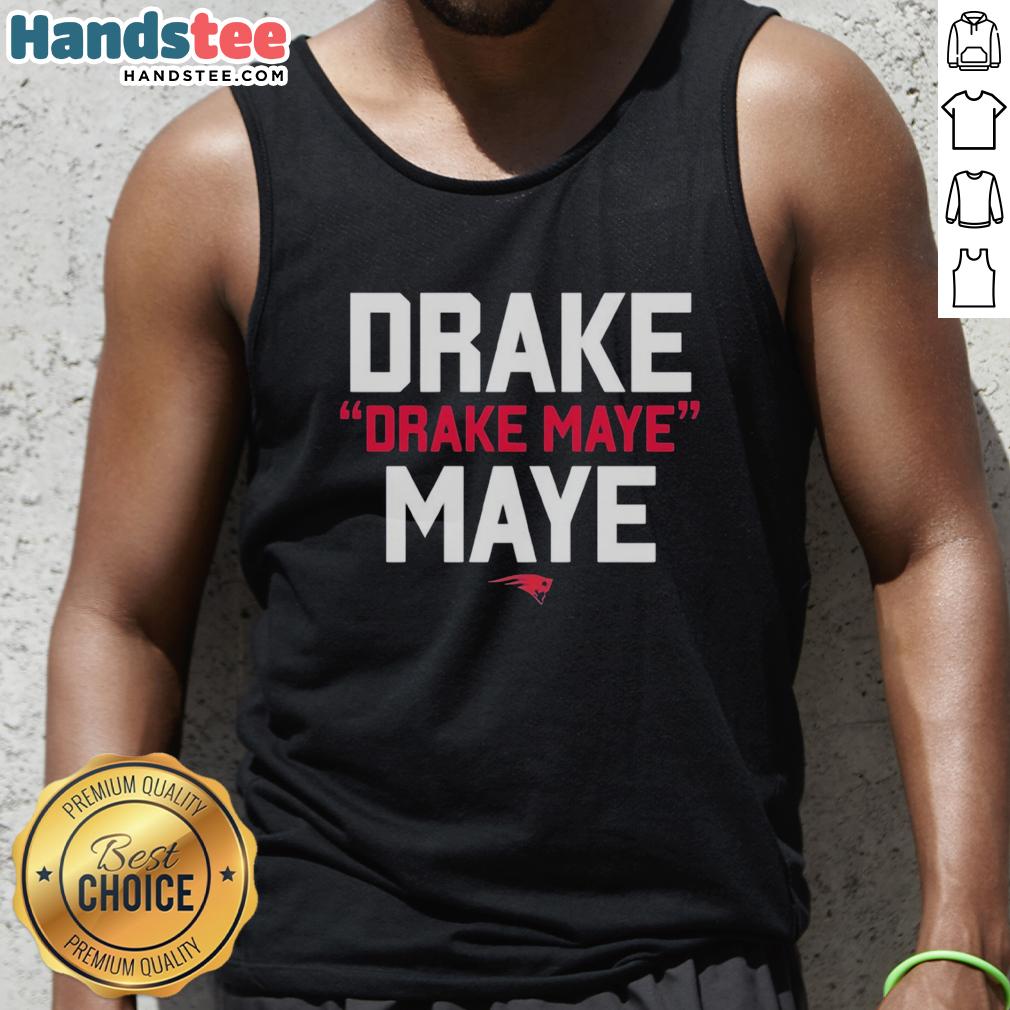 Nice Drake Maye MVP New England Patriots small logo tank top for stylish sports fans, perfect for summer outings.