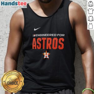Nice engineered tank top featuring Houston Astros MLB logo, perfect for fans and summer wear.