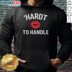 Official Hardt To Handle Hoodie in black, featuring a stylish design and comfortable fit for casual wear.