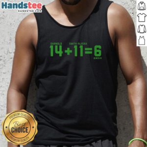 Sam Darnold and Jaxon Smith-Njigba in official tank tops, showcasing team spirit and style in a vibrant sports setting.