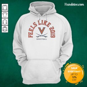 Original 2019 Virginia Cavaliers basketball hoodie showcasing team logo and vibrant colors, perfect for fans.