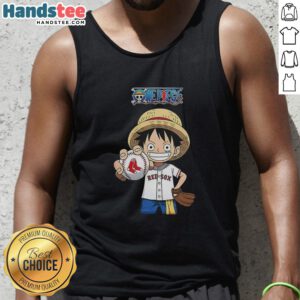 Alt Text: Original One Piece Boston Red Sox 2026 Tank Top featuring team logo and vibrant colors, perfect for fans.