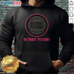 Alt Text: Premium Detroit Pistons Highlight Reel Hoodie featuring team logo and vibrant design, perfect for fans and casual wear.