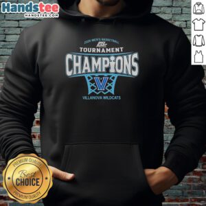 Men's hoodie celebrating the 2026 Big East Conference Tournament Champions - Premium Villanova Wildcats design.