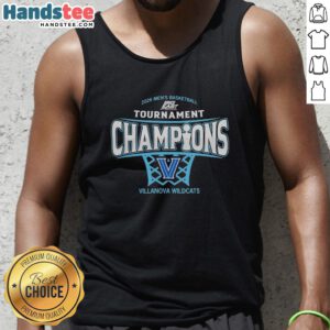 Premium Villanova Wildcats men's basketball tank top celebrating the 2026 Big East Conference Tournament champions.