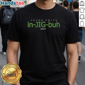 Pretty Jaxon Smith-Njigba Pronunciation Guide T-Shirt featuring bold text design for fans and supporters.