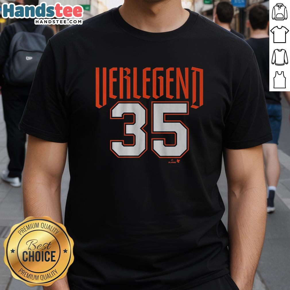 Pretty Justin Verlander Detroit Verlegend T-Shirt featuring vibrant graphics and a stylish design for baseball fans.