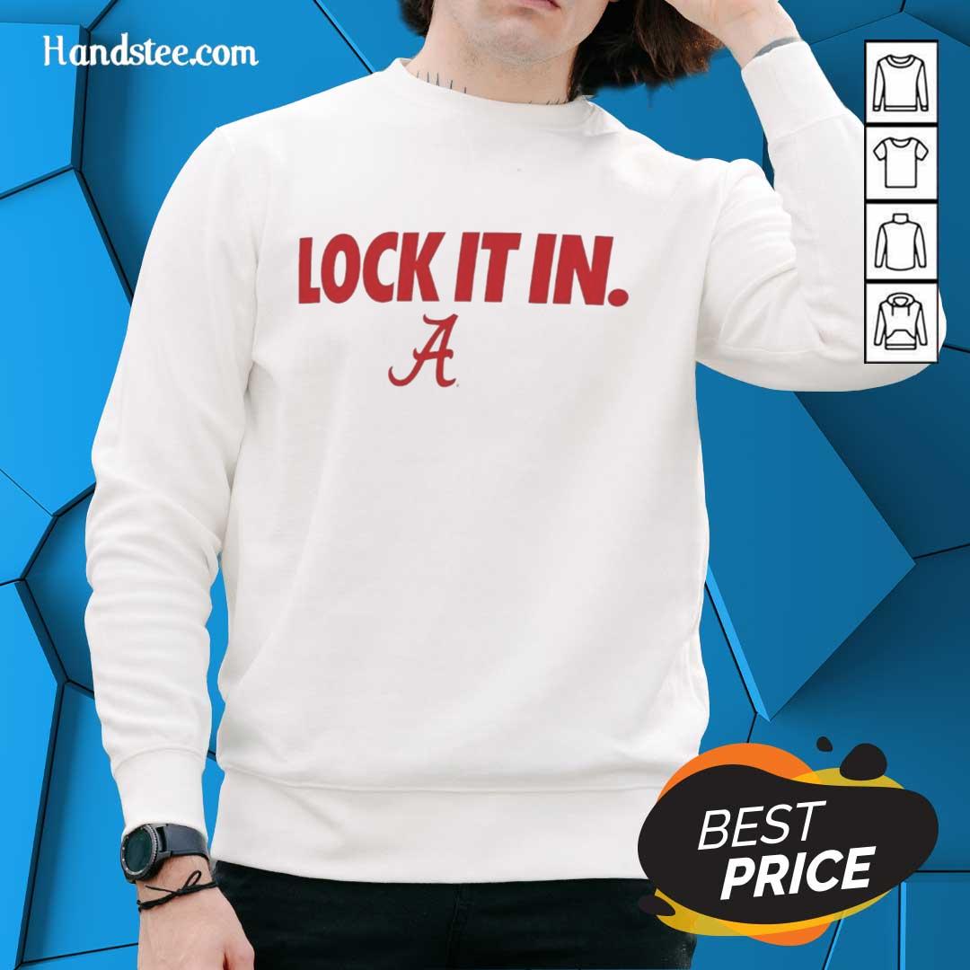 Good Alabama Crimson Tide 2026 Lock It In Sweatshirt featuring bold team graphics and a cozy design for fans.