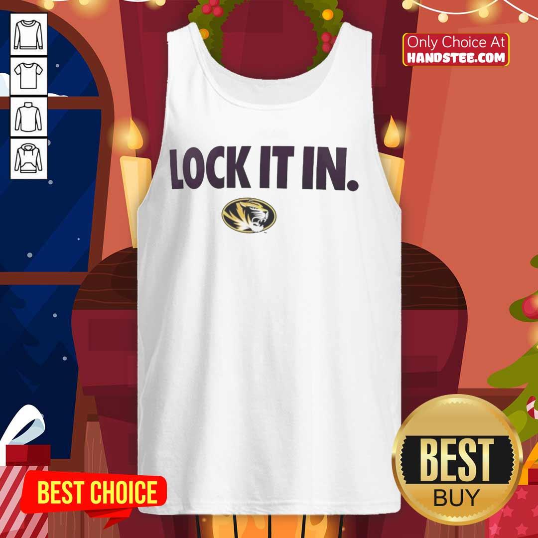Alt Text: Good Missouri Tigers 2026 Lock It In tank top featuring vibrant team colors and bold logo design for fans.