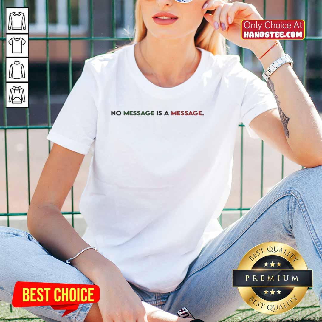 Good No Messenger Is A Messenger Iran Ladies Tee - Stylish women's t-shirt featuring a bold message design.