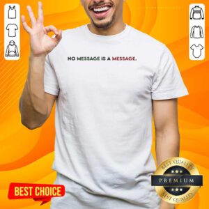 Good No Messenger Is A Messenger Iran T-Shirt featuring a unique design showcasing Iranian culture and messaging.