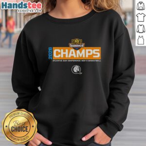 Alt Text: 2026 Champs sweatshirt featuring Nice Atlantic Sun Conference Men's Basketball logo and vibrant team colors.
