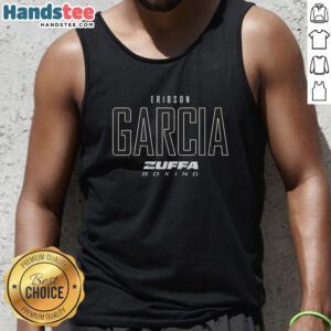 Nice Eridson Garcia Zuffa Boxing Elite Tank Top showcasing a stylish design for boxing enthusiasts.
