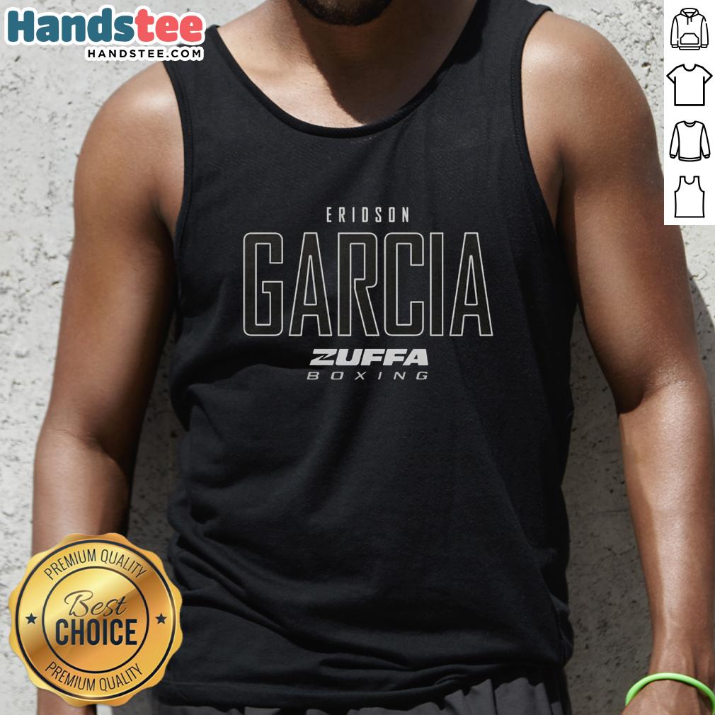 Nice Eridson Garcia Zuffa Boxing Elite Tank Top showcasing a stylish design for boxing enthusiasts.