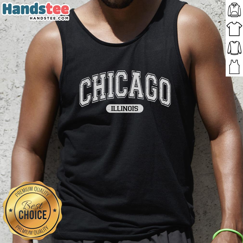 Official Chicago Illinois Area Code tank top featuring bold graphics and vibrant colors, perfect for local pride.