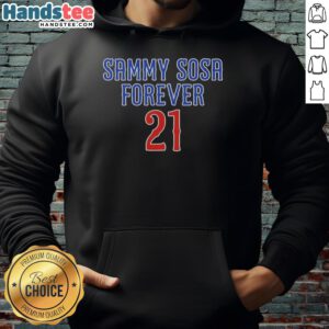 Official Sammy Sosa Forever 21 Hoodie featuring a stylish design and vibrant colors, perfect for fans and fashion lovers.