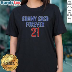 Official Sammy Sosa Forever 21 Ladies Tee featuring a stylish design perfect for fans and casual wear.