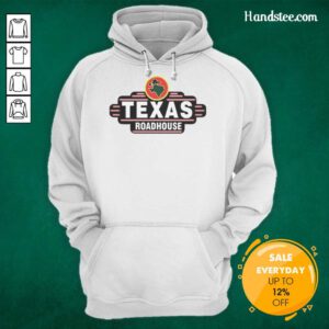 Original Texas Roadhouse hoodie featuring the restaurant's logo, perfect for fans of Texas Roadhouse apparel.