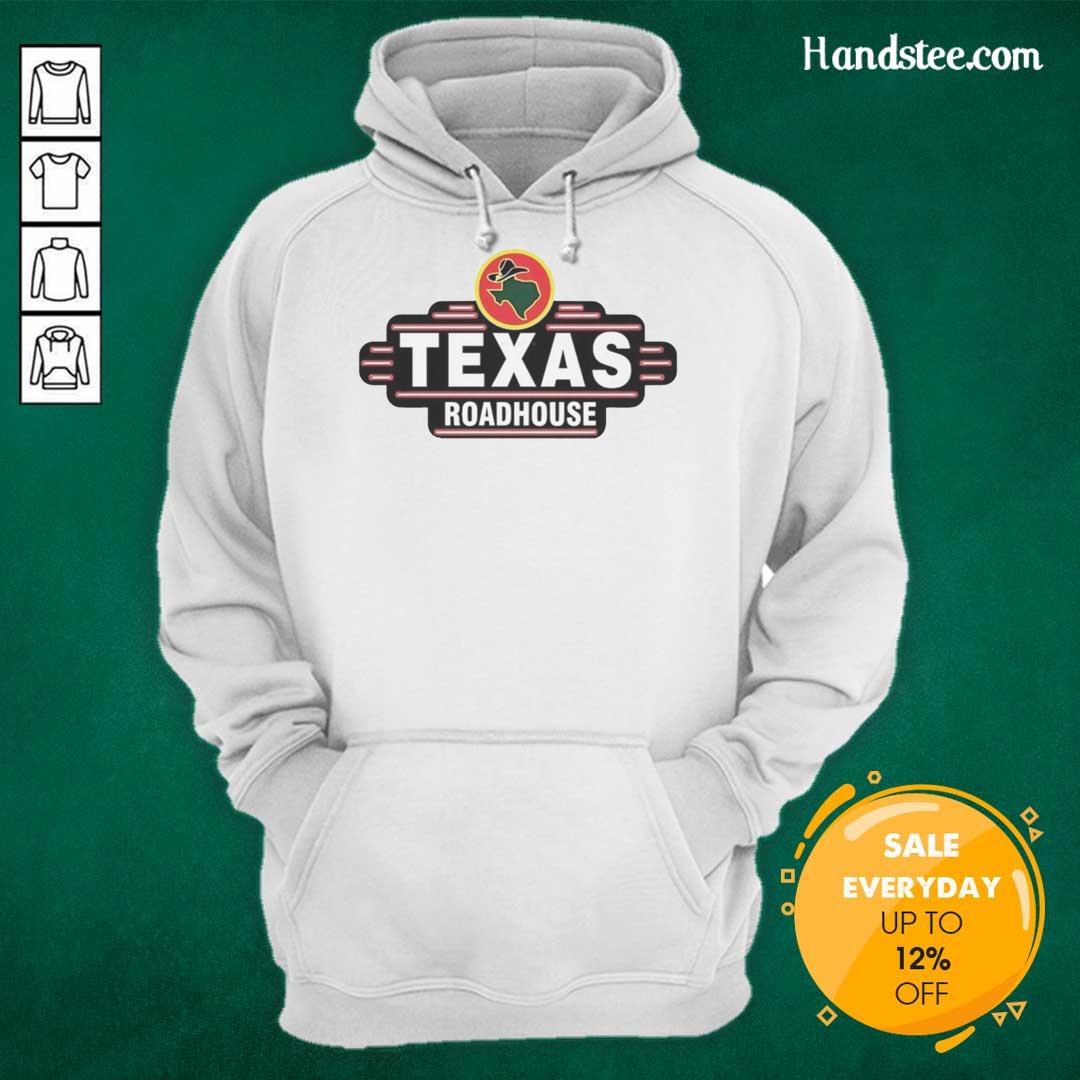 Original Texas Roadhouse hoodie featuring the restaurant's logo, perfect for fans of Texas Roadhouse apparel.