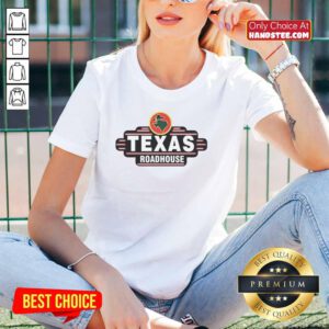 Alt Text: Original Texas Roadhouse Ladies Tee - stylish women's shirt featuring the iconic Texas Roadhouse logo and design.