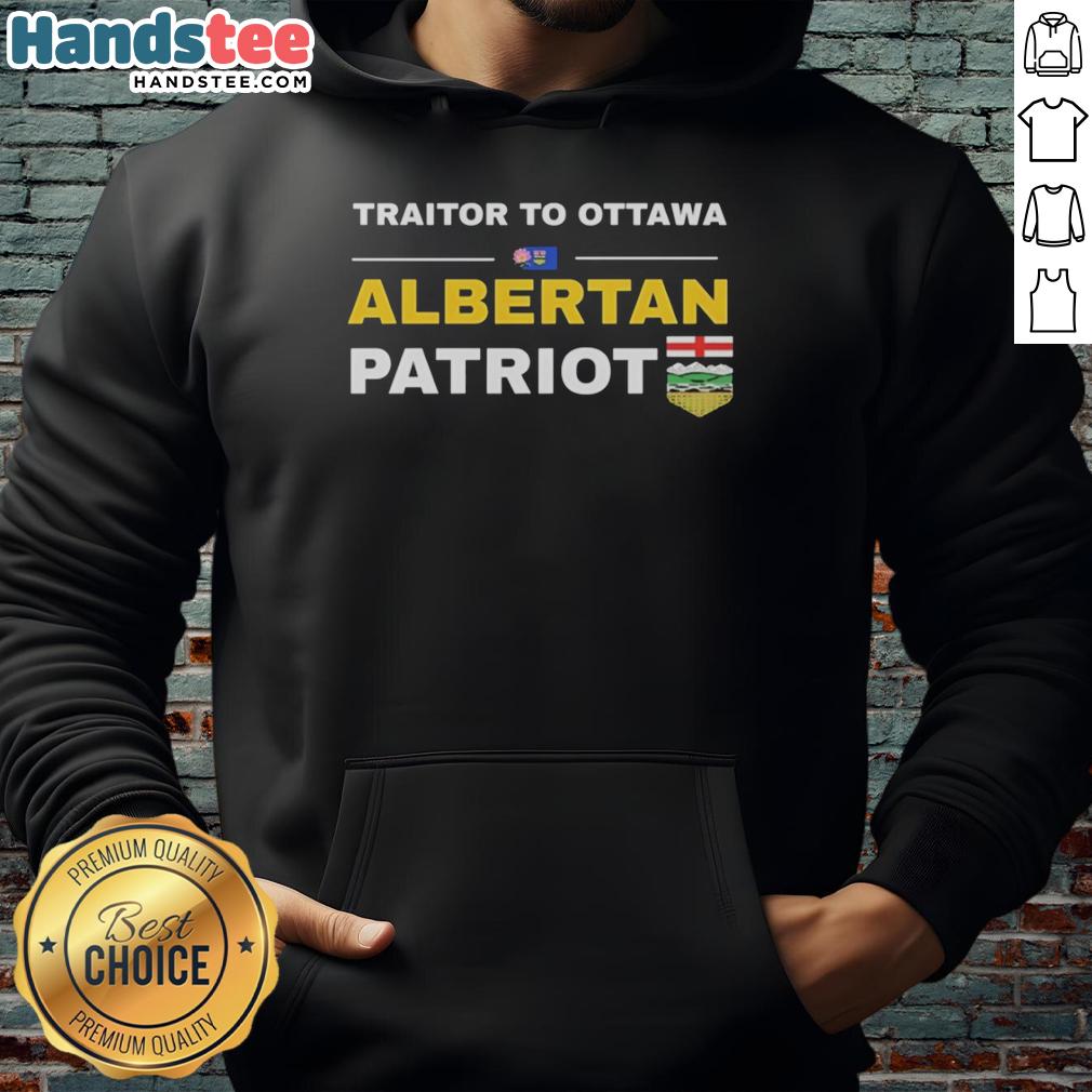 Premium Alberta Patriot Traitor to Ottawa Hoodie featuring bold graphic design, perfect for stylish protest wear.