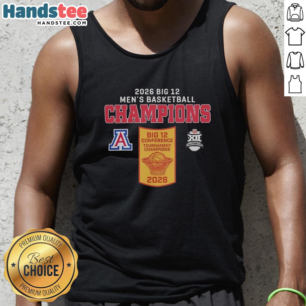 Alt Text: Premium Arizona Wildcats Men's Basketball Champions 2026 tank top featuring team logo and vibrant colors.