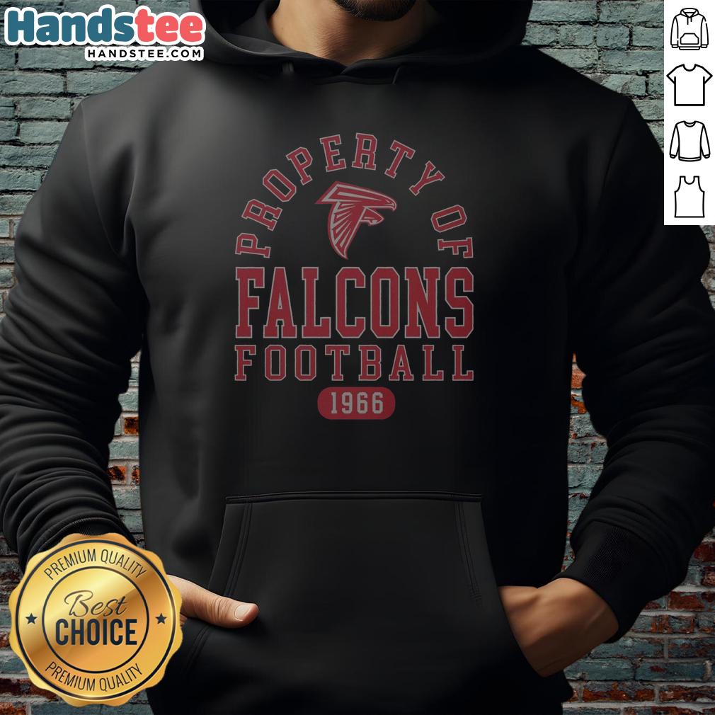 Premium Atlanta Falcons Football Property 1966 Hoodie featuring team colors and logo, perfect for fans and collectors.