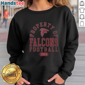 Alt Text: Premium Atlanta Falcons Football Property 1966 Sweatshirt featuring vintage design and team colors for fans.