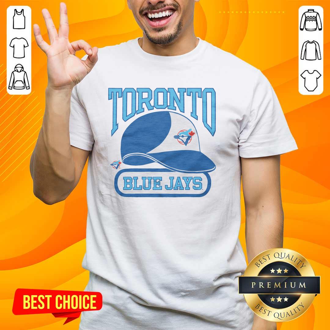 Premium Toronto Blue Jays Hat Homage Hyperlocal T-Shirt featuring vibrant graphics and a stylish design for fans.