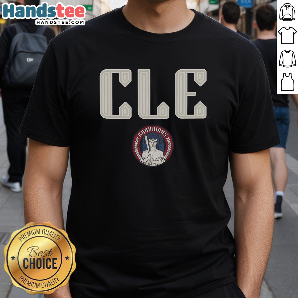 Good Cleveland Guardians City Connect Pregame T-Shirt featuring team colors and logo, perfect for game day attire.
