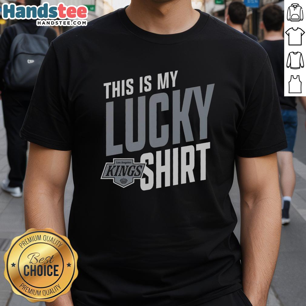 Hot Los Angeles Kings This Is My Lucky T-Shirt featuring bold team logo and vibrant colors, perfect for game day.