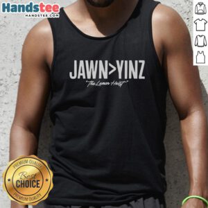 Philadelphia Eagles 'Greater Than Yinz' tank top featuring Nice The Makai Lemon Heist design, perfect for game day.