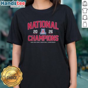 Original Arizona Wildcats Basketball 2026 NCAA Champions Classic Ladies Tee featuring team logo and vibrant colors.