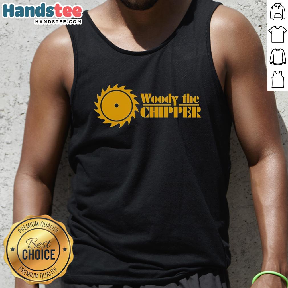 Original Woody The Chipper Tank Top featuring a playful graphic design, perfect for casual summer wear.