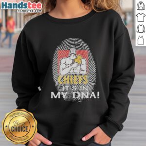 Premium Chiefs Super Rugby sweatshirt featuring 'It's In My DNA' design, perfect for fans and stylish sportswear.
