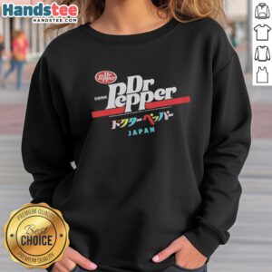 Premium Dr Pepper Japan sweatshirt featuring vibrant graphics and a stylish design, perfect for fans and collectors.