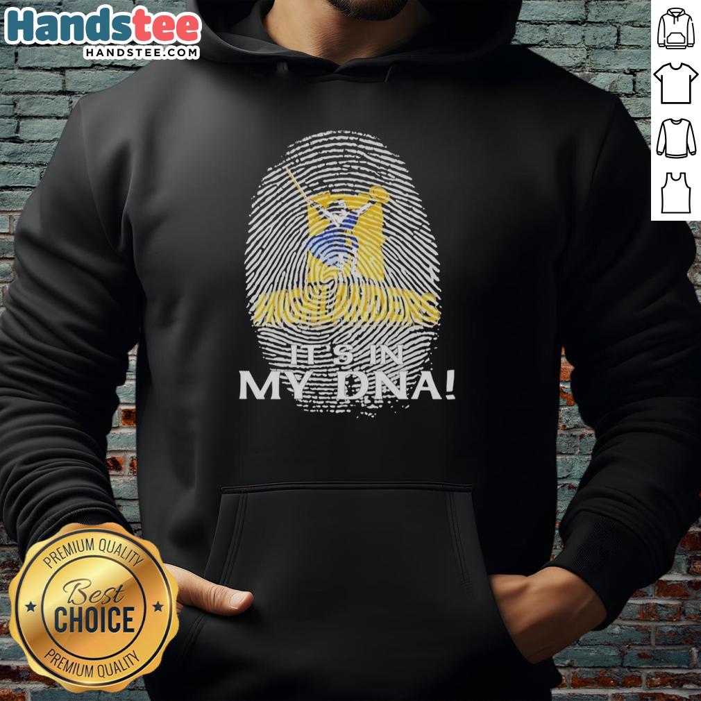 Premium Highlanders Super Rugby hoodie featuring 'It's In My DNA' design, perfect for fans and comfort lovers.