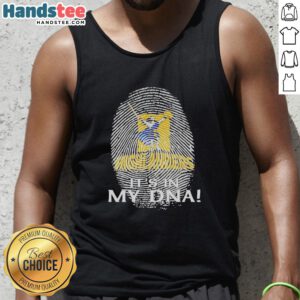 Premium Highlanders Super Rugby tank top featuring 'It's In My DNA' design, perfect for fans and casual wear.
